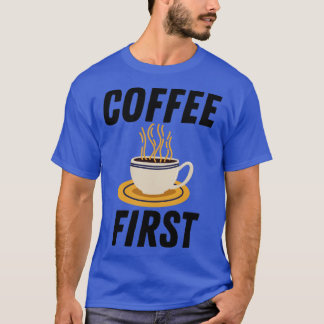 T-shirt Café d'abord