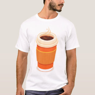 T-shirt Café d'abord, discussion plus tard