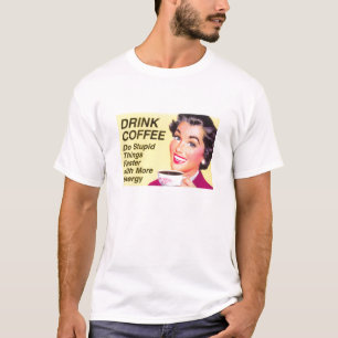 T-shirt café de boissons