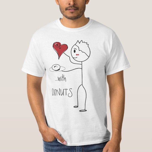 T-shirt Café de CHEMISE de COUPLES et butées toriques - (Devant)
