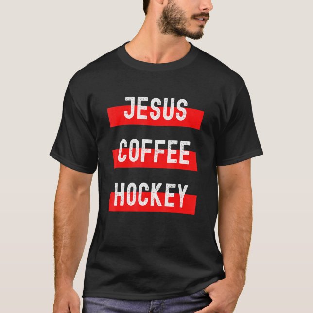 T-shirt Café de hockey (Devant)