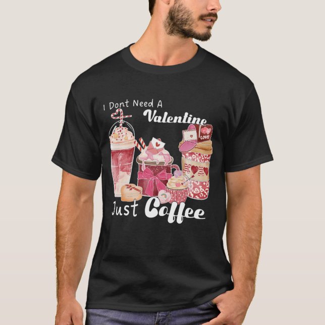 T-shirt Café de la Saint Valentin amusant (Devant)