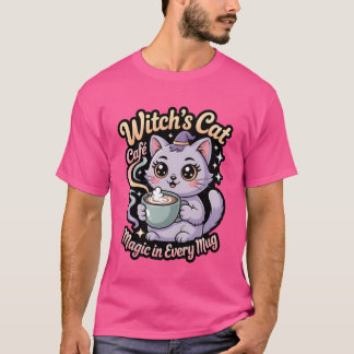 T-shirt Café de la Sorcière Chat Mug Magique amis