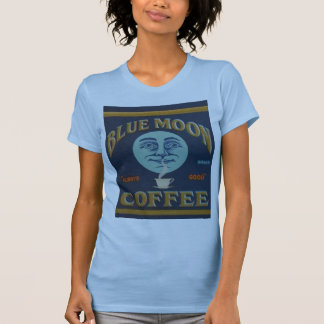 T-shirt Café de lune bleue