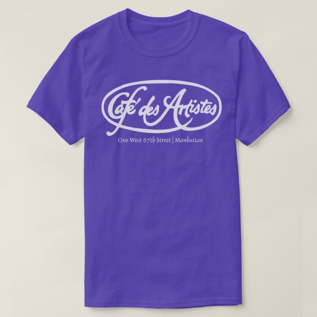 T-shirt Café des Artistes (Design devant)