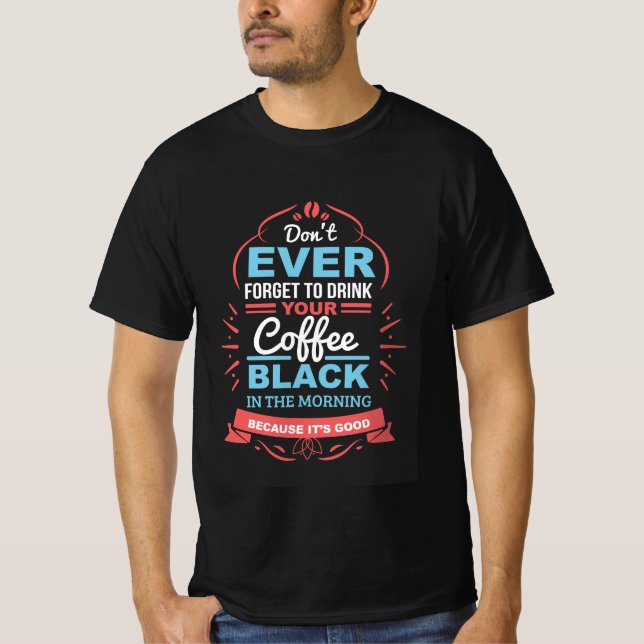 T-shirt Café du matin (Devant)