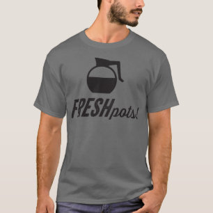 T-shirt Café en pot frais