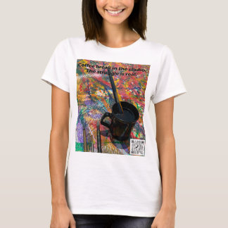 T-shirt Café en studio