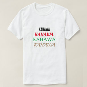 T-shirt café en swahili (kahawa)