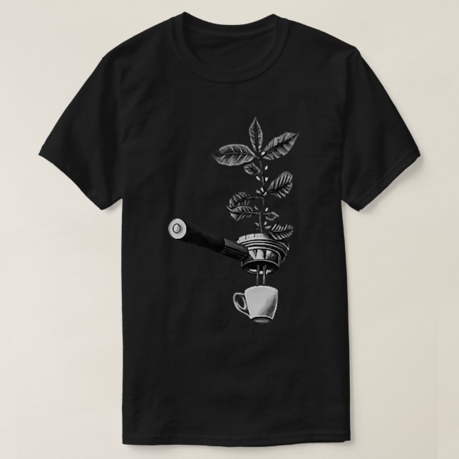T-shirt Café Espresso Barista   (Design devant)