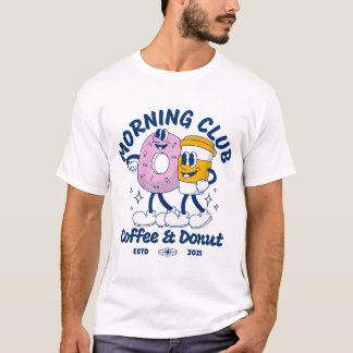 T-shirt Café et beigne !