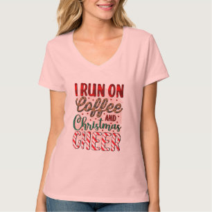 T-shirt Café et café de Noël personnel en vrac