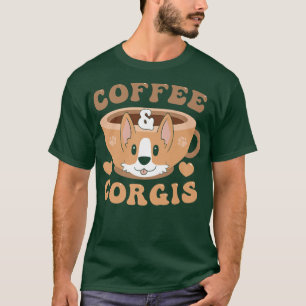 T-shirt Café Et Corgis117