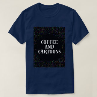 T-shirt Café et dessins animés