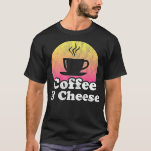 T-shirt Café et fromage