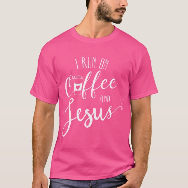 T-shirt Café Et Jésus (Devant)