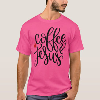 T-shirt Café Et Jésus