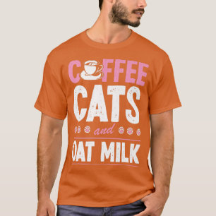 T-shirt Café Et Lait D'avoine Plante Basé Vegan Chef