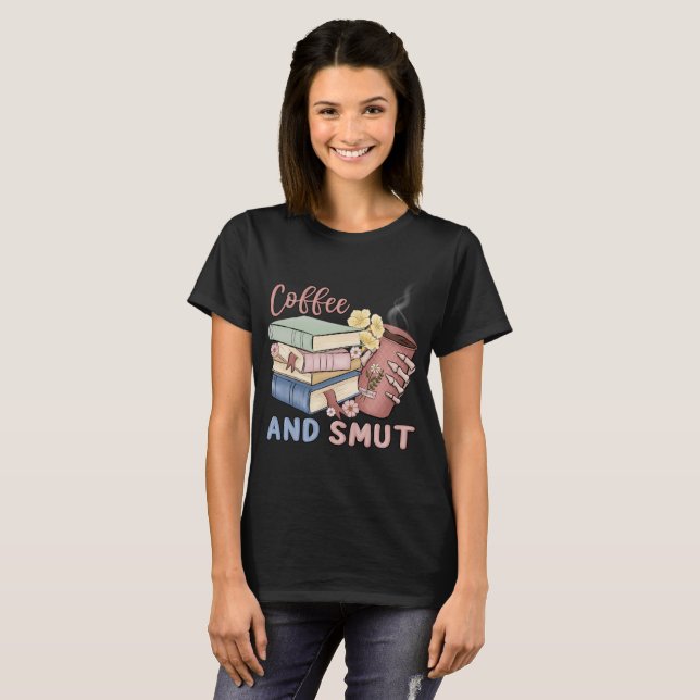 T-shirt Café et Smut (Devant entier)