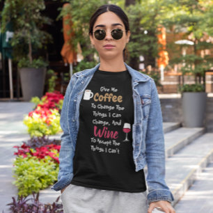T-shirt Café Et Vin