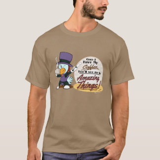 T-shirt Café extraordinaire - la pièce en t des hommes de