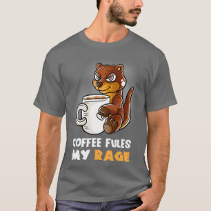 T-shirt Café Fules Ma Rage Dans Ma Mug Caféine Drôle Amusa