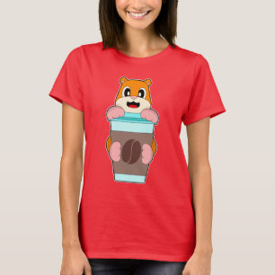 T-shirt Café Hamster pour aller