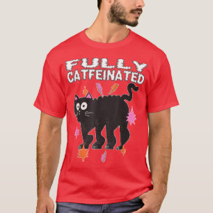 T-shirt Café Kitty Kat Kitten Caffiné Java Cat F