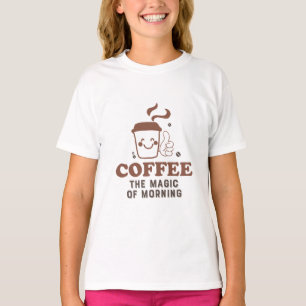 T-shirt Café La Magie De La Citation De L'Amoureux Du Café