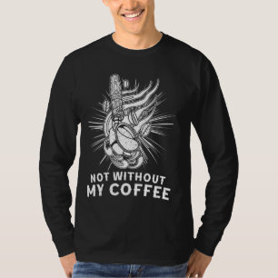 T-shirt Café le matin barista boire espresso biscuit b