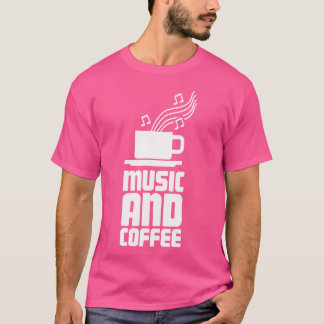 T-shirt Café - Leçons de piano Joueur de piano Professeur 