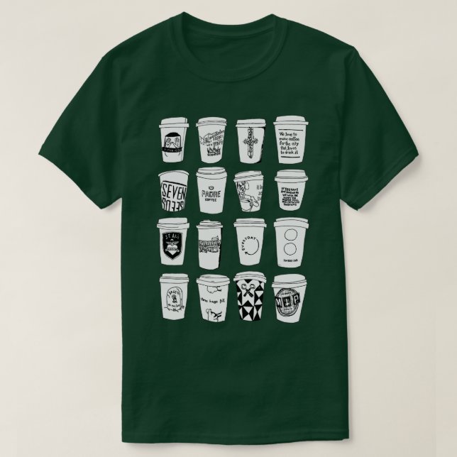 T-shirt Café Melbourne (Design devant)