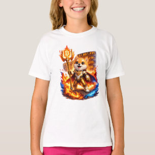 T-shirt Café Mu Baby Doge Super-héros Impact Mondial Perso