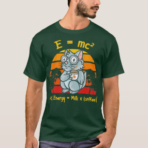 T-shirt Café Nerd Math Formule Enseignant Café Mug Chats K