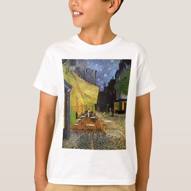 T-shirt Café nocturne de Van Gogh (Devant)