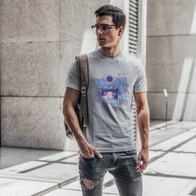 T-shirt Café Octopus (Créateur téléchargé)