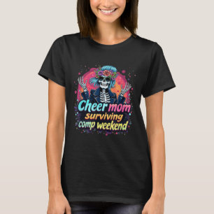 T-shirt Café Parent Cheerleader Cheer Mom Surviving Com