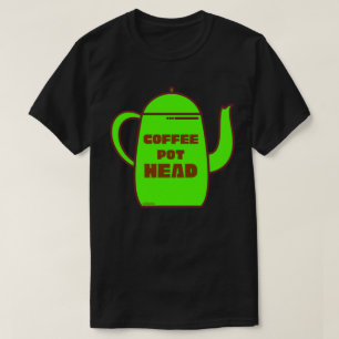 T-shirt CAFÉ POT TÊTE drôle de jeu de café idée cadeau