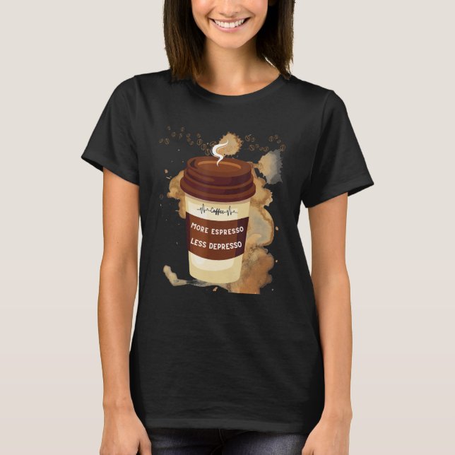 T-shirt Café Pour La Vie Café Femmes Hommes (Devant)