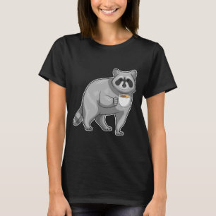 T-shirt Café Racoon