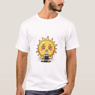 T-shirt Café Sleepy Sun