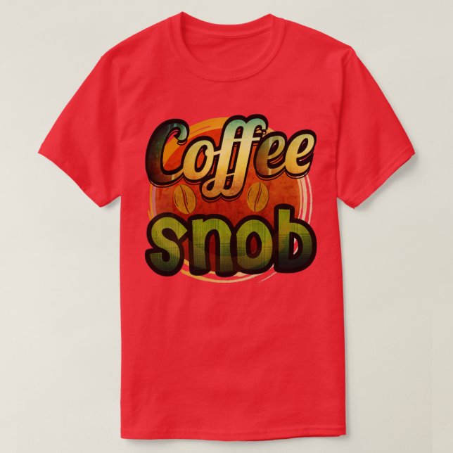T-shirt Café Snob (Design devant)
