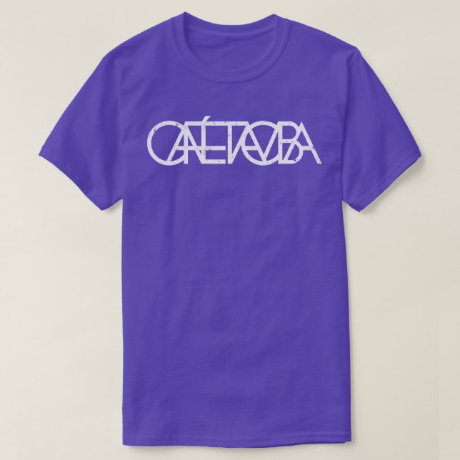 T-shirt Café Tacuva Design vintage (Design devant)