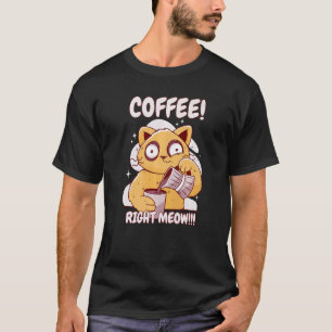 T-shirt Café Tout De Suite Minou Minou Chats Mignons