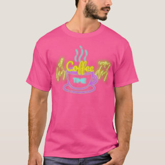 T-shirt Café toute la journée café tasse tous les jours