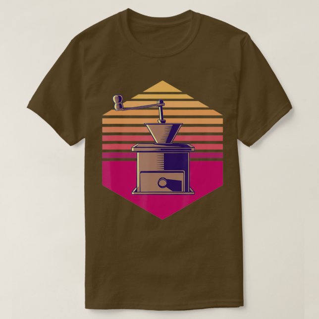T-shirt Café Vintage (Design devant)