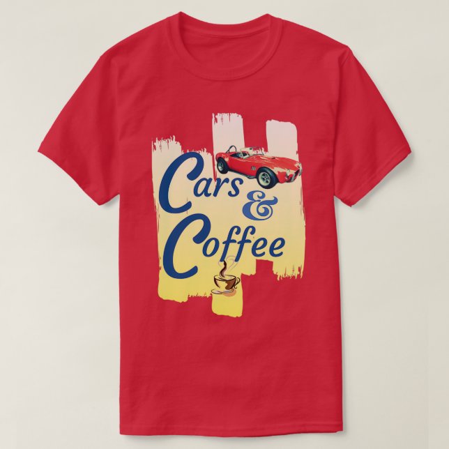 T-shirt Café Voitures (Design devant)