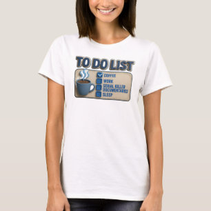 T-SHIRT CAFÉ WORK CRIME VRAI STRIKING GOLD