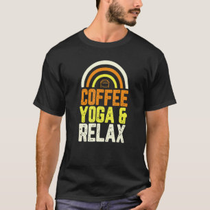T-shirt Café Yoga Et Relaxation Café Urbain Stylé Tendance