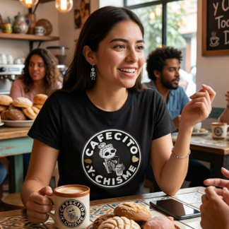 T-shirt Cafecito et potins Pain sucré mexicain